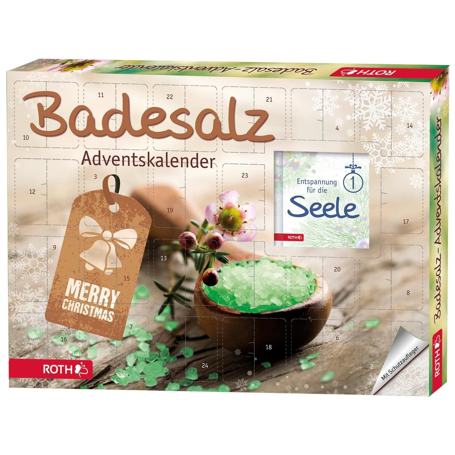 Adventskalender Badesalz mit Wellness Artikel