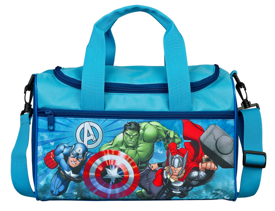 Sporttasche AVENGERS (Maße: ca. 35 x 24 x 16 cm | Material: Polyester | mit Reißverschluss-Hauptfach)