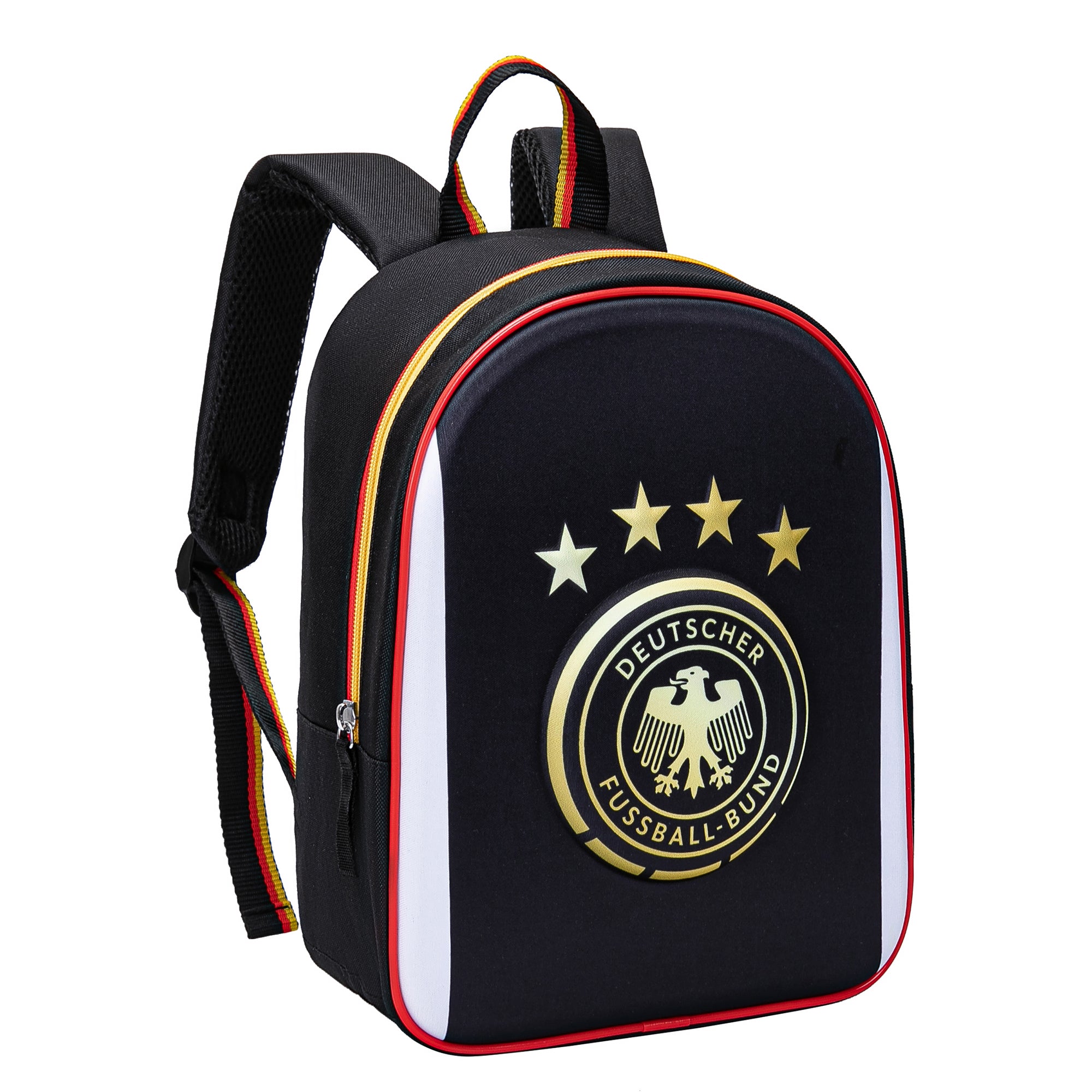 Kleiner DFB Rucksack mit 3D Motiv | 11 x 25 x 32 cm | Kindergarten Rucksack Fan Artikel zur EM 2024