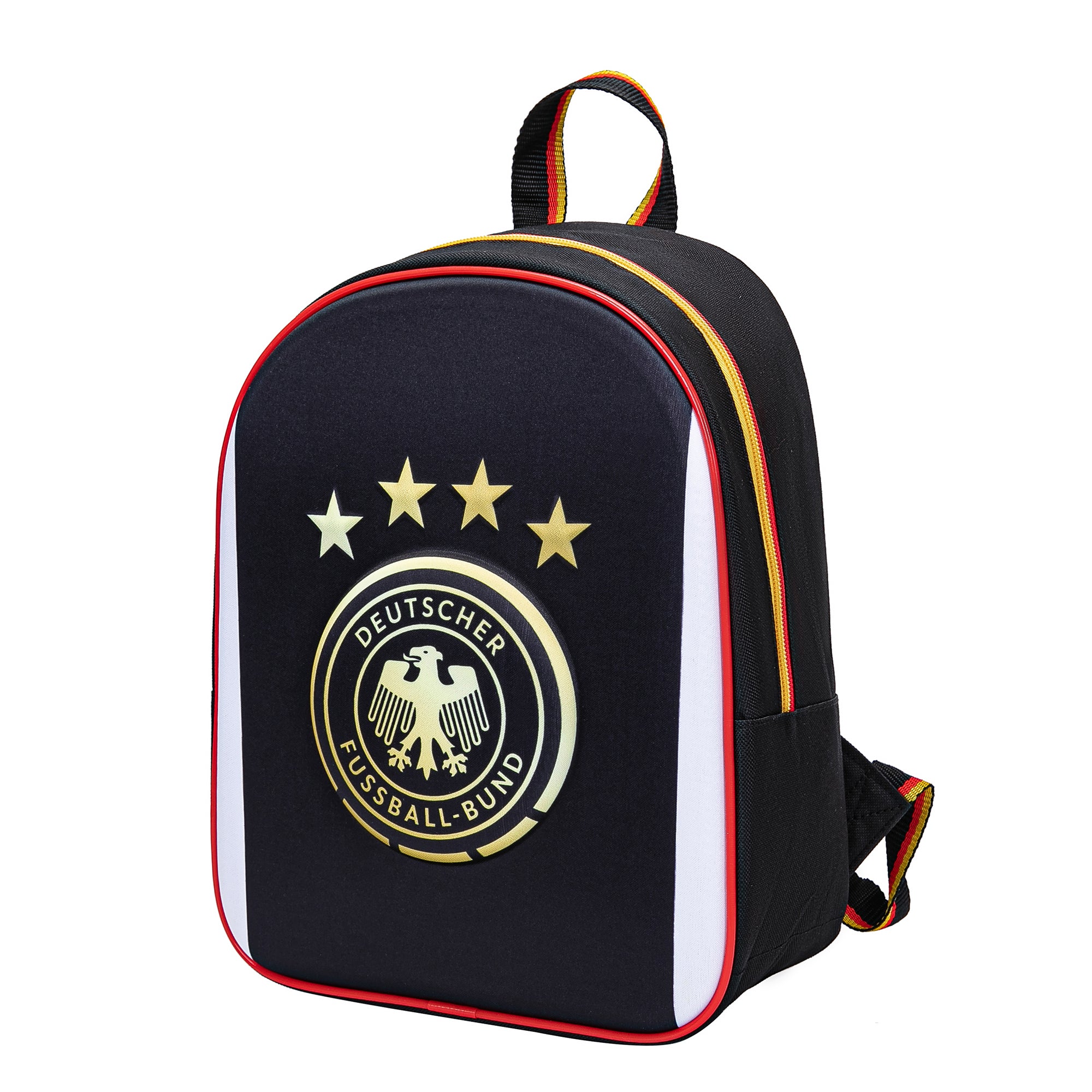 Kleiner DFB Rucksack mit 3D Motiv | 11 x 25 x 32 cm | Kindergarten Rucksack Fan Artikel zur EM 2024