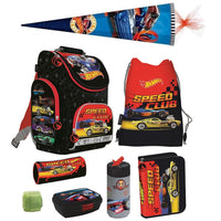 Hot Wheels Schulranzen Set für Jungen und Mädchen