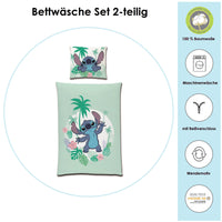 Infotafel Material und Waschhinweise für Bettwäsche Aloha