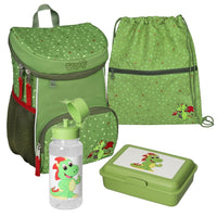 Scooli Mini-Me Kinder Rucksack Set mit Dose Flasche Turnbeutel Diego Dragon Drache