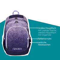 Neoxx Schulrucksack Lila