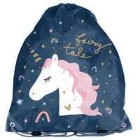 Mädchen Rucksack 4tlg. mit Brotbox und Trinkflasche UNICORN / EINHORN Kindergarten Set