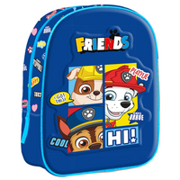 Jungen Kinder Rucksack Set 4tlg. Paw Patrol BLAU für Krippe Kindergarten Freizeit