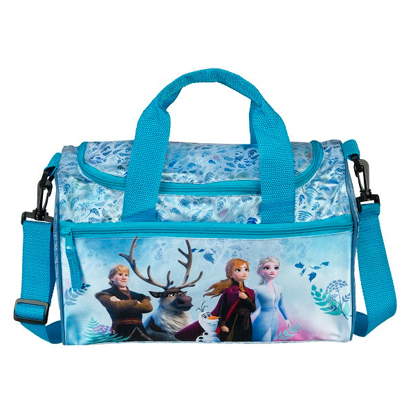 Sporttasche DISNEY FROZEN DIE EISKÖNIGIN (Maße: ca. 35 x 24 x 16 cm | Material: Polyester | mit Reißverschluss-Hauptfach)