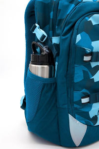 NEOXX Active Schulrucksack Camo nation 3tlg. Set mit Schlamperbox und Regenschutz