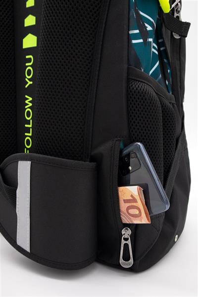 NEOXX Active Schulrucksack Flash yourself 3tlg. Set mit Schlamperbox und Regenschutz