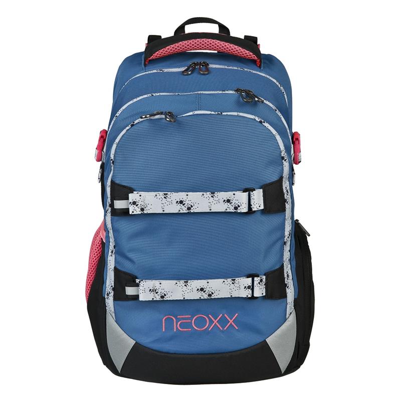 NEOXX Active Schulrucksack Splash 3tlg. Set mit Schlamperbox und Regenschutz