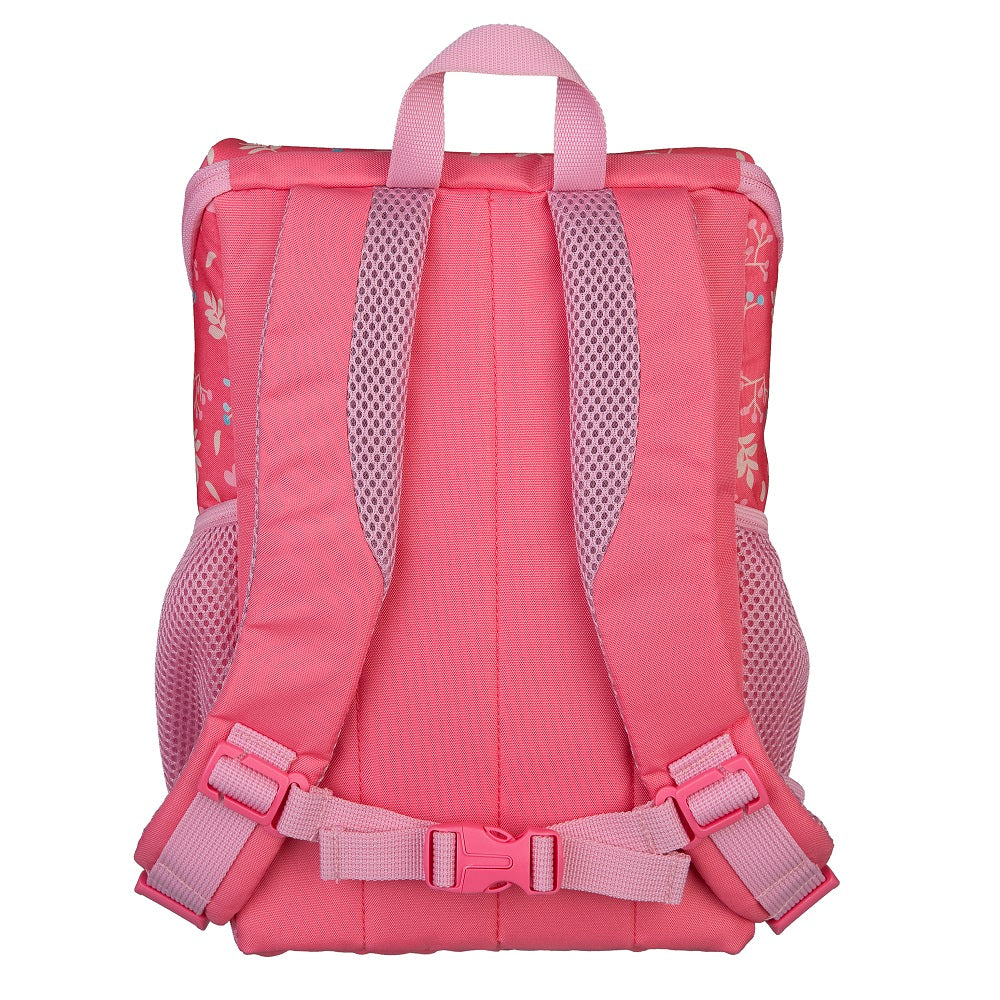 Mini-Me Rucksack für Jungen und Mädchen Rosa mit Waldtiere Reh