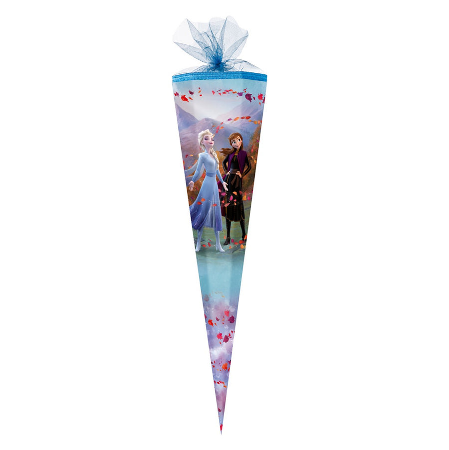 Frozen Schultüte / Zuckertüte mit Anna und Elsa vor Naturhintergrund Große Schultüte 85cm