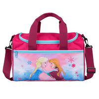 Sporttasche DISNEY FROZEN DIE EISKÖNIGIN (Maße: ca. 35 x 24 x 16 cm | Material: Polyester | mit Reißverschluss-Hauptfach)