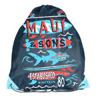 Maui & Sons Kindergarten Rucksack Set 4tlg. mit Hai-Motiv für KiTa Krippe Kindergarten Freizeit